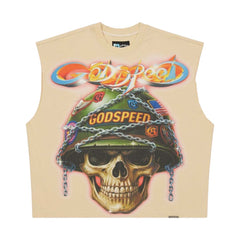 Godspeed Badges of Honor Sleeveless Tee Bone