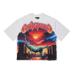 Godspeed Burnt Bridges White Tee