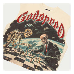 Godspeed Checkmate Sleeveless Tee Bone