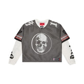 Godspeed TD Layered Jersey Black White Red Long Sleeve