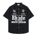 Rhude x Automobili Lamborghini Short Sleeve Button‑Up Shirt
