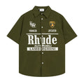 Rhude x Automobili Lamborghini Short Sleeve Button‑Up Shirt