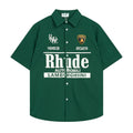 Rhude x Automobili Lamborghini Short Sleeve Button‑Up Shirt