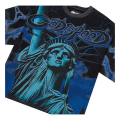 Godspeed Voltage Black Blue Tee