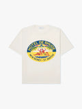 Rhude Hotel De Rhude St.Barths Vacation Graphic Oversized T‑Shirt Off‑White