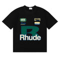 Rhude Big R Racing Logo Oversized Short Sleeve T‑Shirt