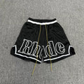 Rhude Big Logo Mesh Basketball Shorts