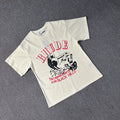 Rhude Arch Logo Black Hills Slogan Crew Neck Casual T‑Shirt