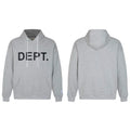 Gallery Dept. Grey Hoodie – Classic “DEPT.” Black Print