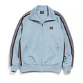 Needles Style Embroidered Butterfly Track Jacket - Light Blue/Burgundy