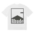 **Rhude** Men Large Back Graphic Boxy Fit Streetwear Tee