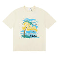Rhude Vintage Beach Palm Logo Short Sleeve Tee