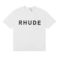 Rhude Classic Bold Logo Oversized Tee White
