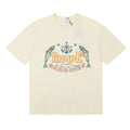 Rhude Cannes Sardines Fish Retro Nautical Cream Oversized T‑Shirt