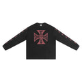 West Coast Choppers Cross Print ERD Stylist Same Style Waffle Sanskrit Long Sleeve