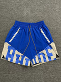 Rhude Color‑Block Zip Pockets Street Shorts