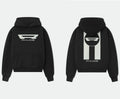 RHUDE Racing R Logo Pullover Hoodie Black