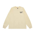 Gallery Dept. Minimalist Logo Long Sleeve T-Shirt - Cream / Off-White