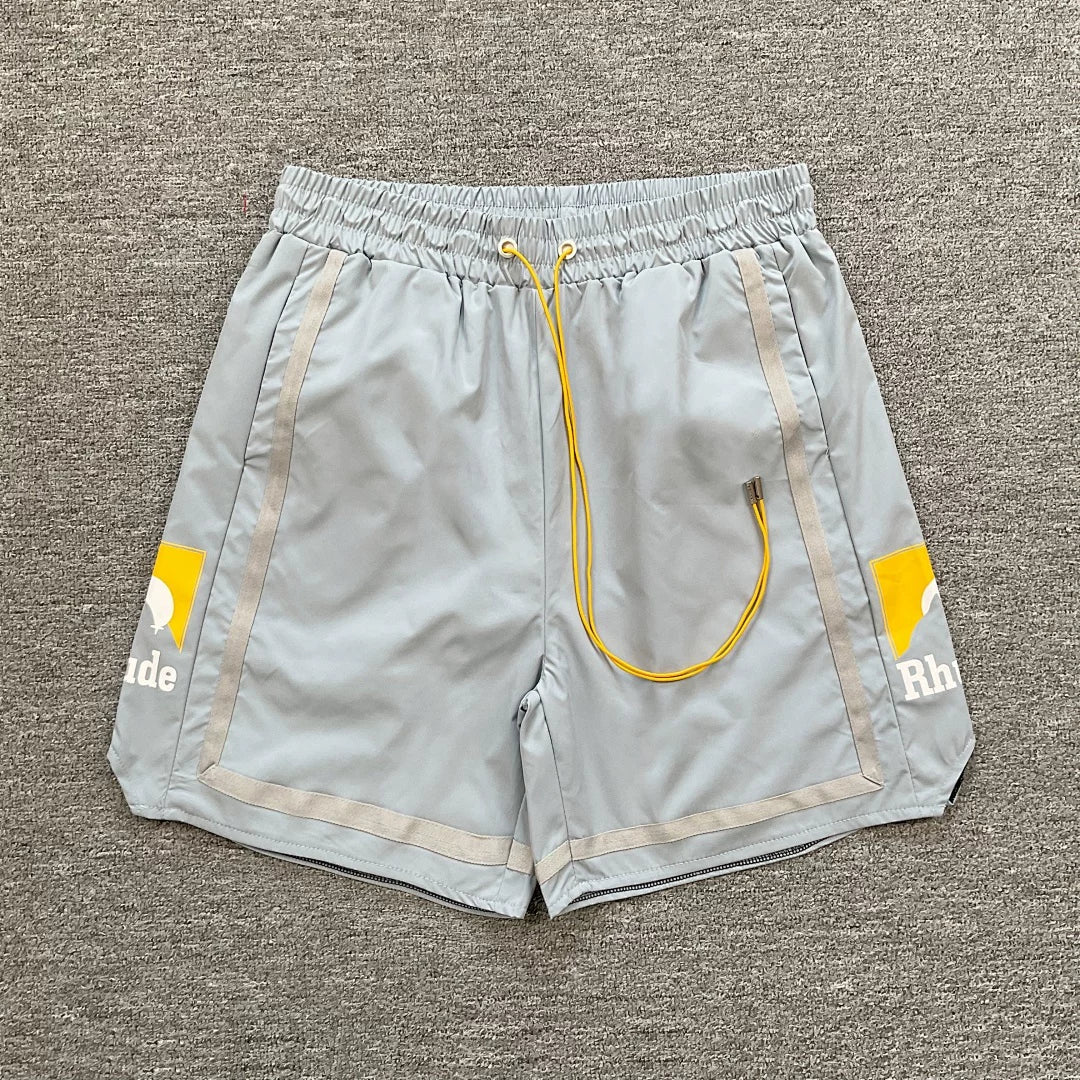 Rhude Side Graphic Nylon Casual Shorts