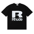 Rhude Big R Logo Front Print Oversized Tee