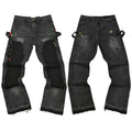 Gallery Dept. Contrast Knee Patch Paint Splatter Utility Cargo Pants