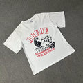 Rhude Men Retro Figure Print Boxy Fit Streetwear Tee
