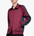 Needles Style Embroidered Butterfly Track Jacket - Burgundy/Blue-Grey