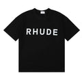 Rhude Classic Bold Logo Oversized Tee Black