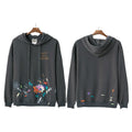Gallery Dept Paint Splatter Charcoal Hoodie