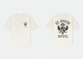 Rhude St. Rhude Hotel Eagle Crest Dual‑Sided Oversized T‑Shirt Off‑White