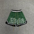 Rhude Big Logo Mesh Basketball Shorts