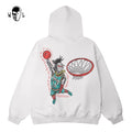 Warren Lotas Flame Dunk Skull Hoodie - White