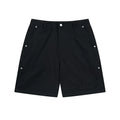 Rhude Black Rivet Cargo Shorts