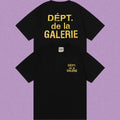 Gallery Dept. DÉPT. de la GALERIE Short Sleeve T-Shirt - Black/Yellow
