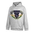 RHUDE Montenegro Laurel Crest Graphic Hoodie Light Heather Grey