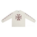 West Coast Choppers Cross Print ERD Stylist Same Style Waffle Sanskrit Long Sleeve