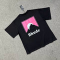 Rhude Pink Marlboro Mountain Graphic Oversized Short Sleeve T‑Shirt