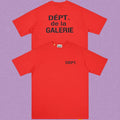 Gallery Dept. DÉPT. de la GALERIE Short Sleeve T-Shirt - Red/Black