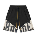 Rhude Color Block Zip Pocket Street Shorts