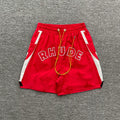 Rhude Red White Contrast Nylon Shorts