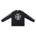 West Coast Choppers Cross Print ERD Stylist Same Style Waffle Sanskrit Long Sleeve