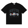 Rhude USA Sailing Crest Graphic Oversized Short Sleeve T‑Shirt