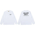 Gallery Dept. Hollywood Logo Long Sleeve T-Shirt - White