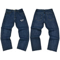 Gallery Dept. Logo Print Dark Blue Denim Jeans