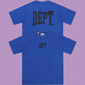 Gallery Dept. Arch Logo Short Sleeve T-Shirt - Royal Blue/Black
