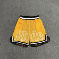 Rhude Big Logo Mesh Basketball Shorts