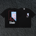 Rhude Off Road 02 High Desert Racing Dual Sided Black Oversized T‑Shirt