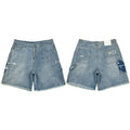 Gallery Dept. Paint Splatter Distressed Denim Shorts