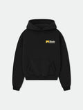 RHUDE Small Chest Badge Logo Hoodie Black