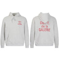 Gallery Dept Dept de la Galerie Grey Hoodie Red Print